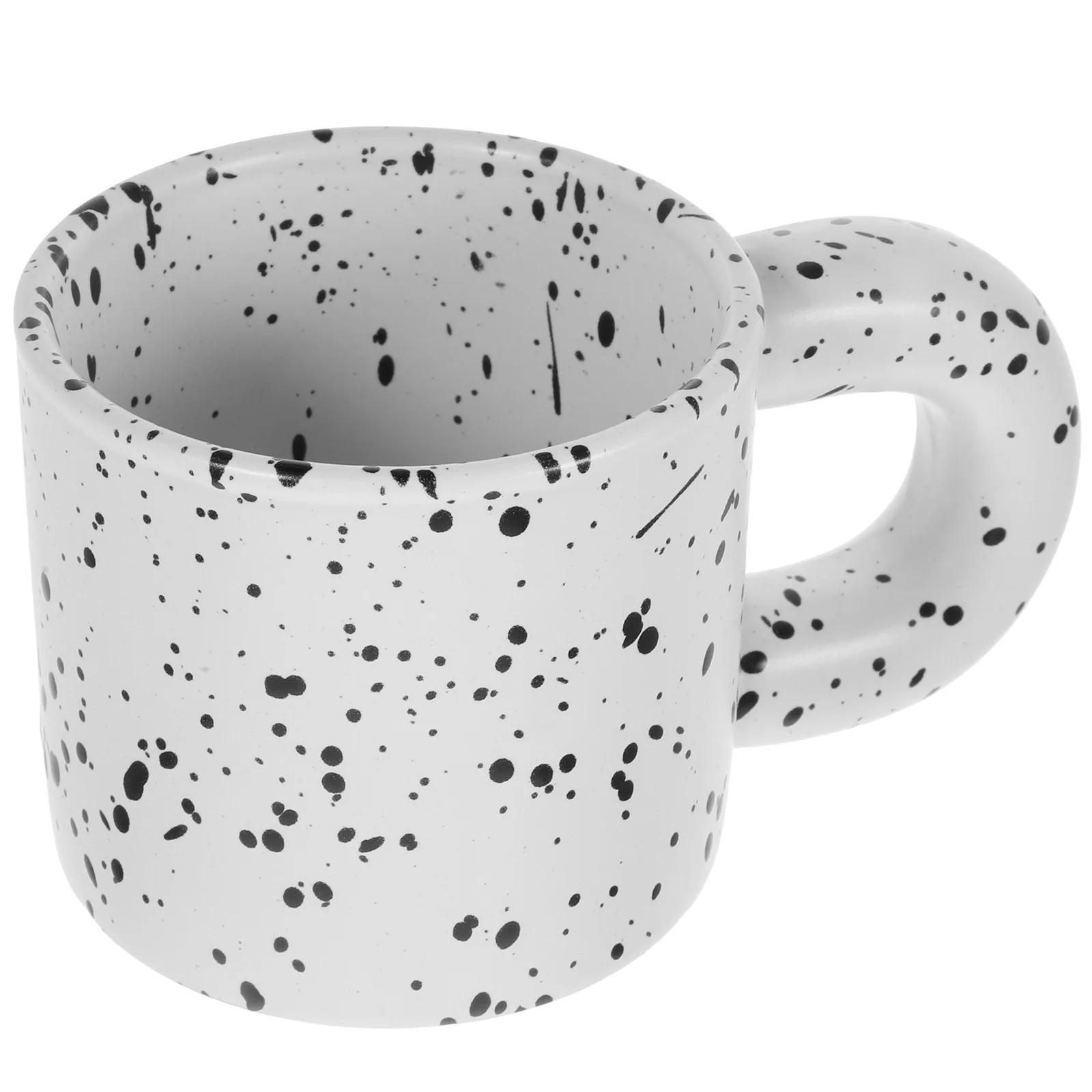 

Ceramic Coffee Mug Chunky Nordic Style Handle Comfortable Grip Tea Cup Water Milk Juice Drinks Aesthetic Coffee Mug