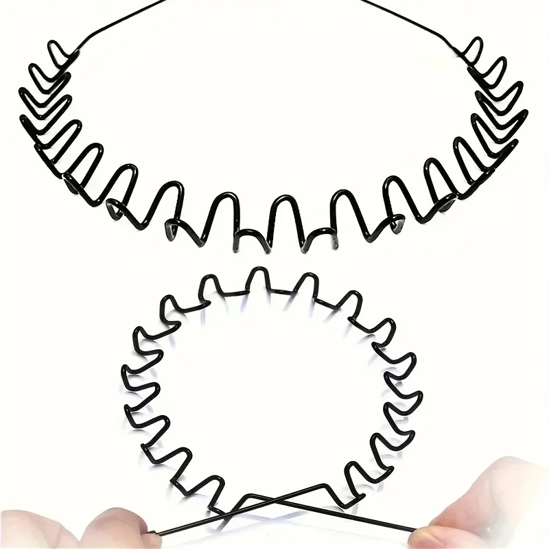 Men's Sports Hairband, Invisible Headband, Male Ponytail Hairstyle Hair Tie, Hair Bundle for Boys' Headwear