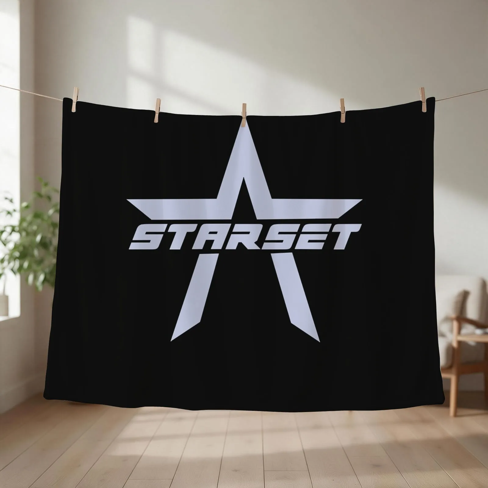 Starset divisions logo Throw Blanket Thermal for winter Thermals For Travel Soft Plaid Blankets