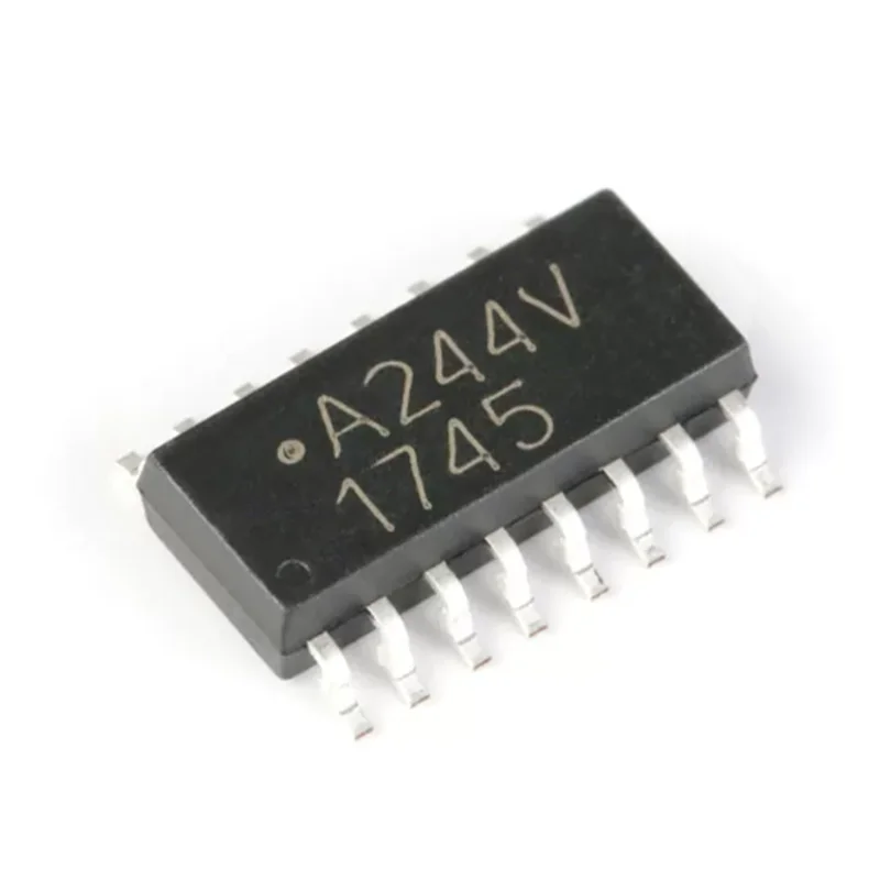 5pcs-20pcs ACPL-244-560E ACPL-244-500E SOP16 A244V  A244  High-speed digital isolator Four-channel optocoupler