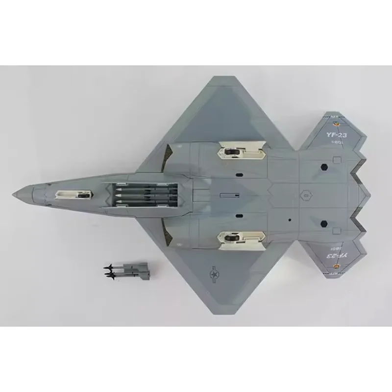 HM 1/72 Maßstab U.S. Air Force YF-23 YF23 Stealth Fighter Druckguss-Legierung Flugzeugmodell Sammlerstück Dekorativer Artikel Spielzeug