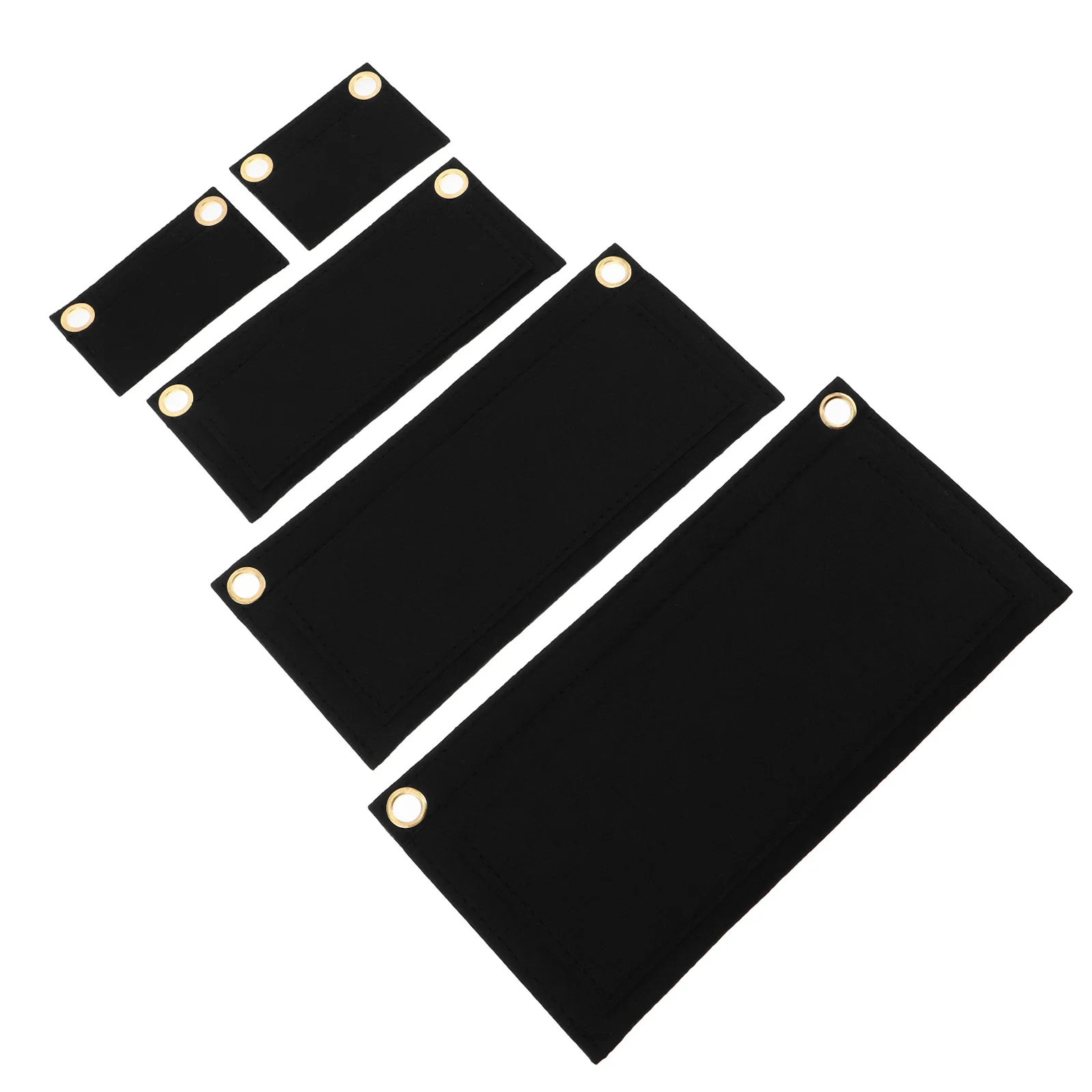 

5Pcs Felt Purse Organizer Insert Multi-Pocket Wallet Divider for Handbags Clutch Bags Travel Wallet Organizer Pouch