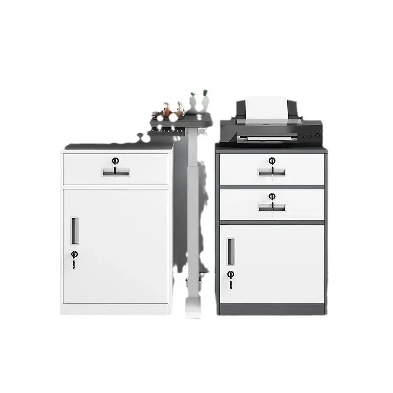 Office low cabinet, printer multi-layer file cabinet, household lock small box anti-theft integrated office desk cabinet