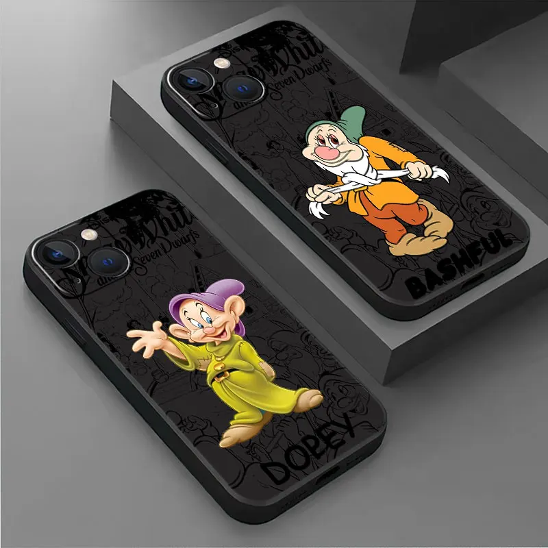 Snow White And Seven Dwarfs phone Cases for iphone 14 case 11 13 15 Pro XS Max 8 12 Mini X SE 7 14 Plus funda Antiscratch cover