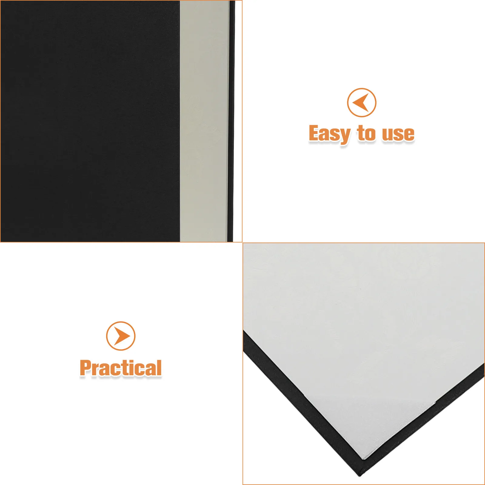 Graduation Certificate Holder Horizontal Blank Hard Paper Diploma Cover Protects Awards Certificates from Folding Bending Damage