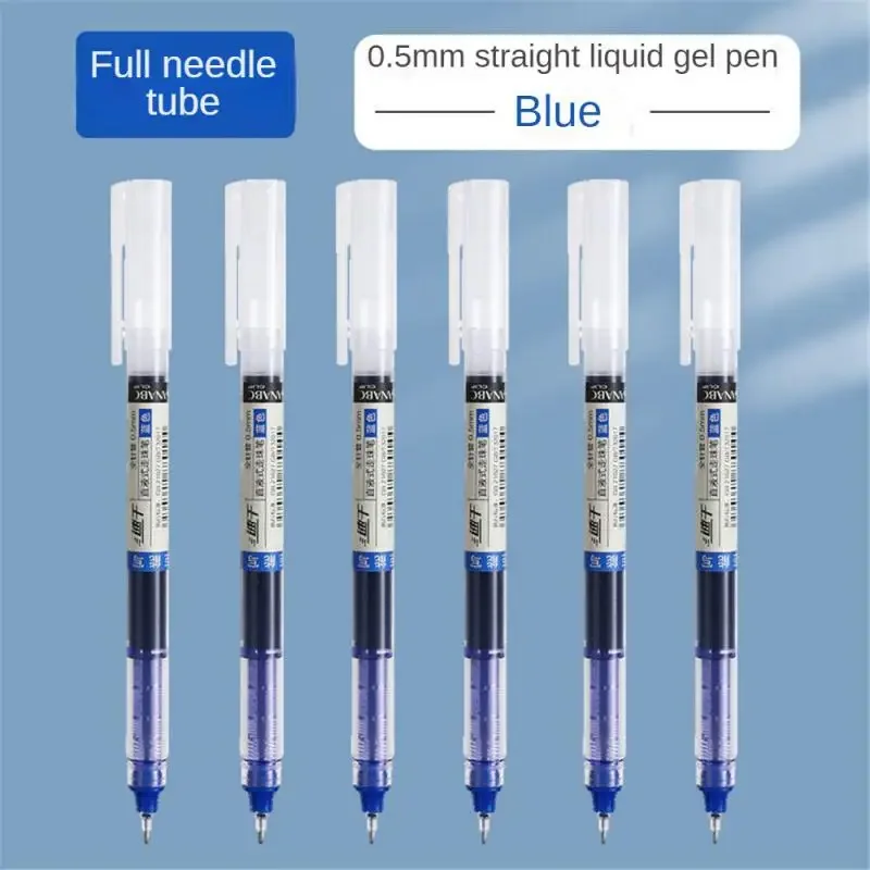 Bolígrafo de firma de examen, tinta azul de 0,5mm, bolígrafos de Gel de alta capacidad para escribir, suministros de papelería para escuela y oficina