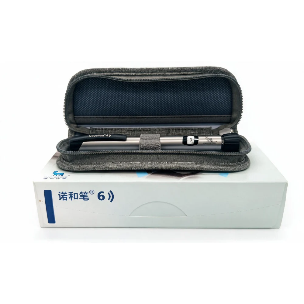 NovoPen 6 Smart Transmittable Digital Insulin Pen Syringe Durable 1unit Adjustable Reusable NFC Memory Function Dose Range 1-60U