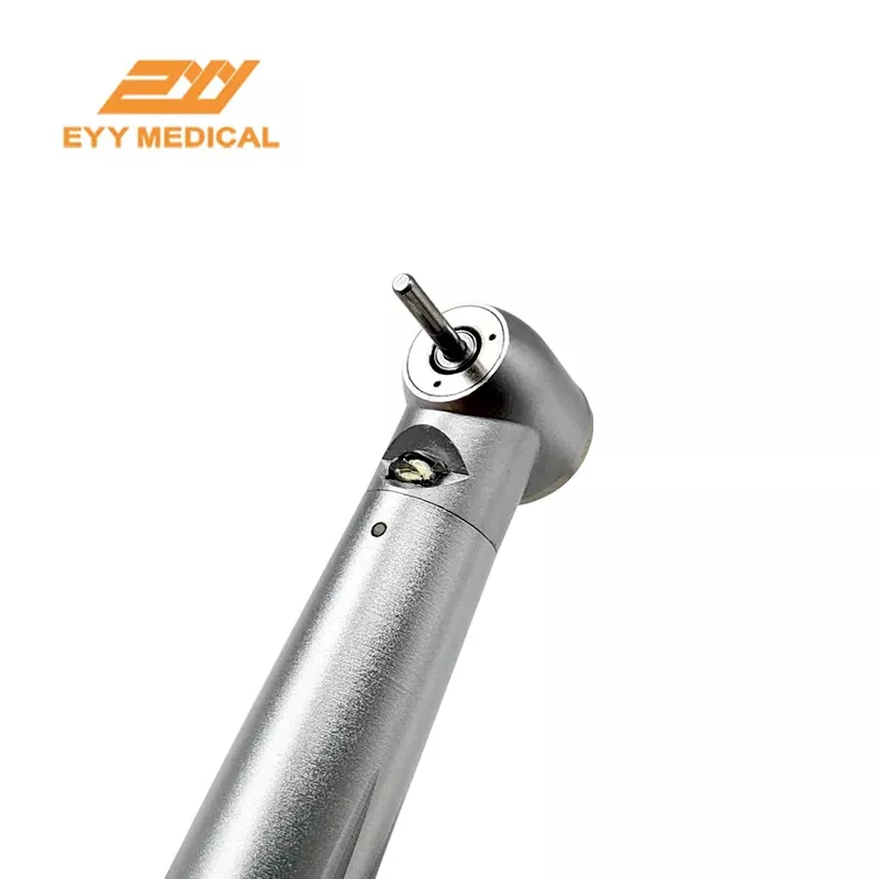 EYY LED Dental Handpiece High Rotation Pen Ceramic bearings E-generator Push Button 2 Hole 4 Hole Stainless Steel High-Speed LED