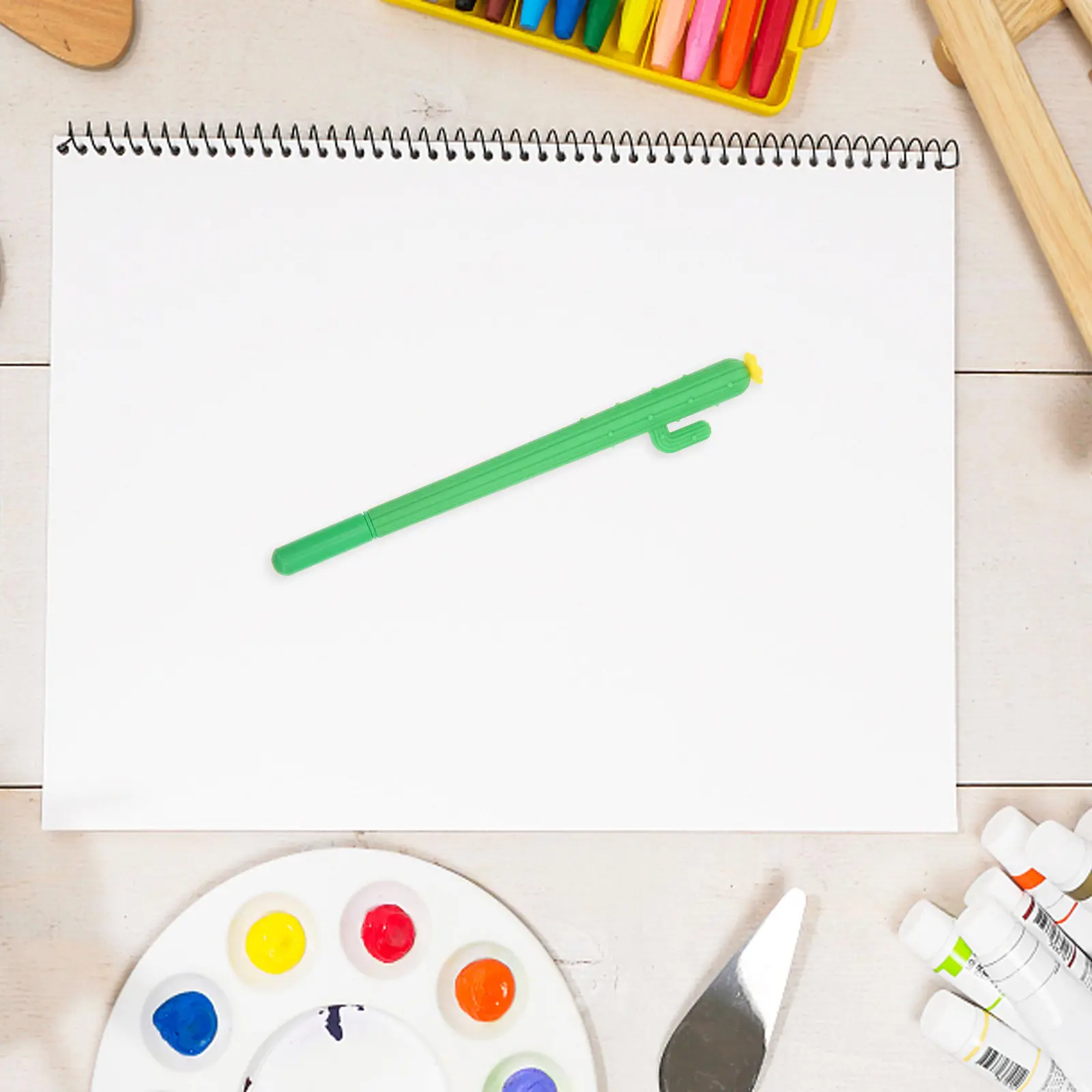 

Набор из 10 гелевых ручек в форме кактуса, тонкий наконечник, для студентов, рисования, раскрашивания, забавные канцелярские принадлежности, ручка-кактус