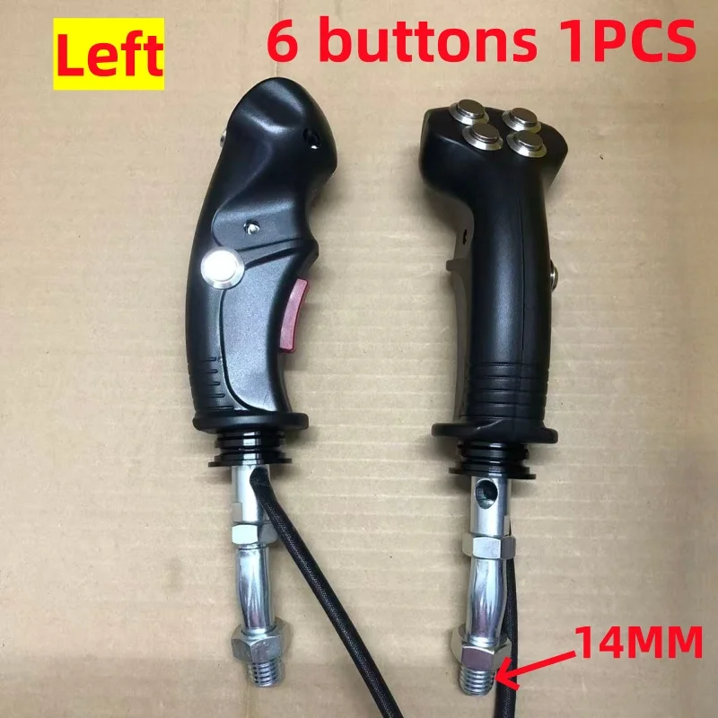 2/3/4/5/6 button Excavation clip grab logging ironstone agricultural harvester modified electronic control joystick handle parts