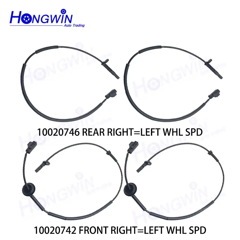 

1/2/4 шт. передний задний левый и правый 10020746 10020742 датчик скорости колеса ABS для ROEWE 550 RW 550 для MG 6
