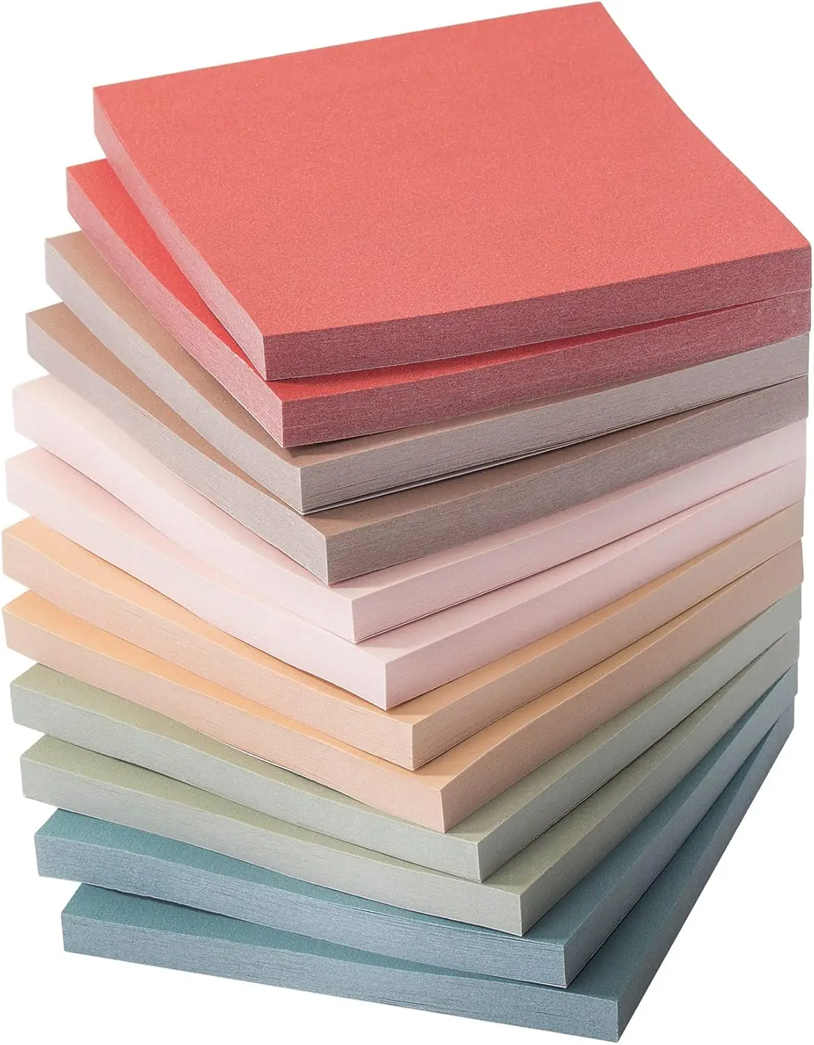 

Sticky Notes 3x3, 12 Pads 600 Sheets Vintage Colors Self-Stick Note Pads for Office School Home Study