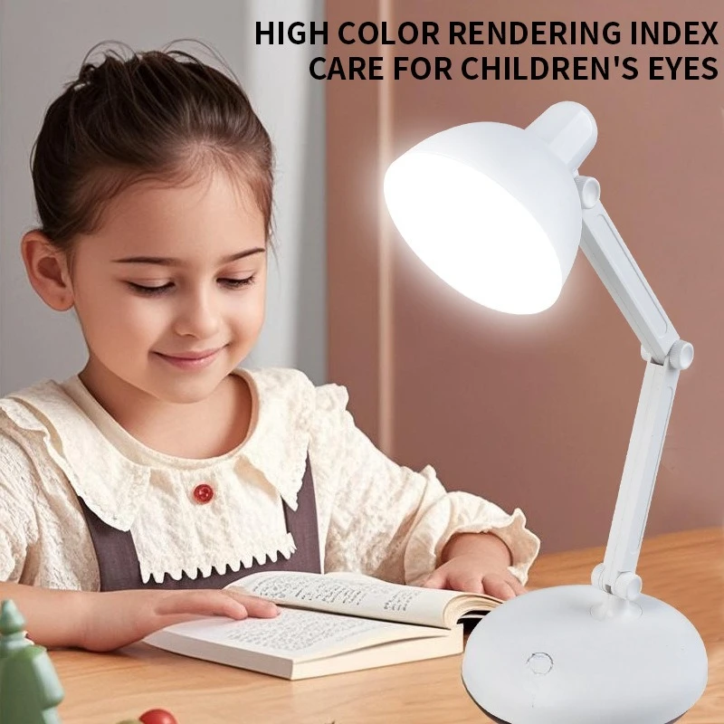 

Folding touch desk lamp led charging night light children's dormitory desk writing reading lamp