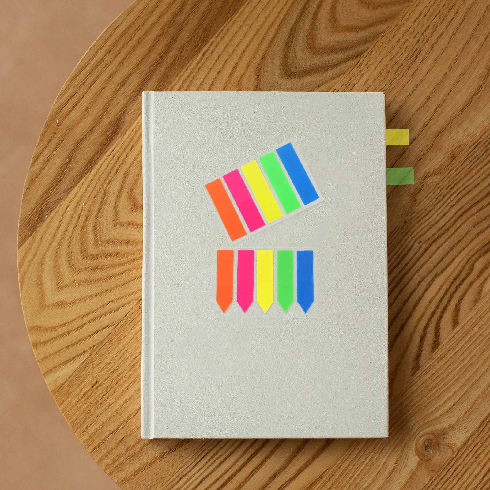 

640Pcs Page Marker Tabs Set Strong Adhesive for Indexing Notebooks Office School Planner Divider Labels Writable