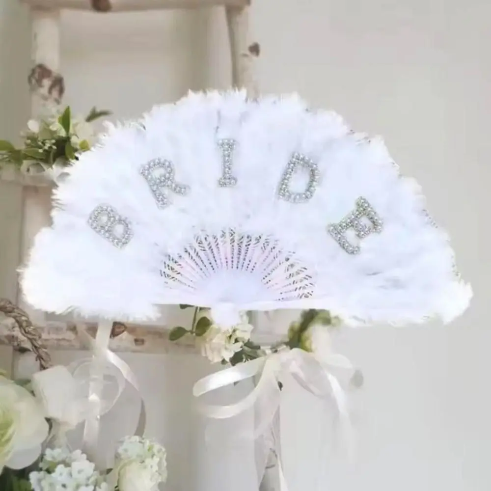 Elegant Vintage Hand Fan Lace Multicolor Wedding Party Bride Fan Chinese style Hanfu Accessories Photography Prop