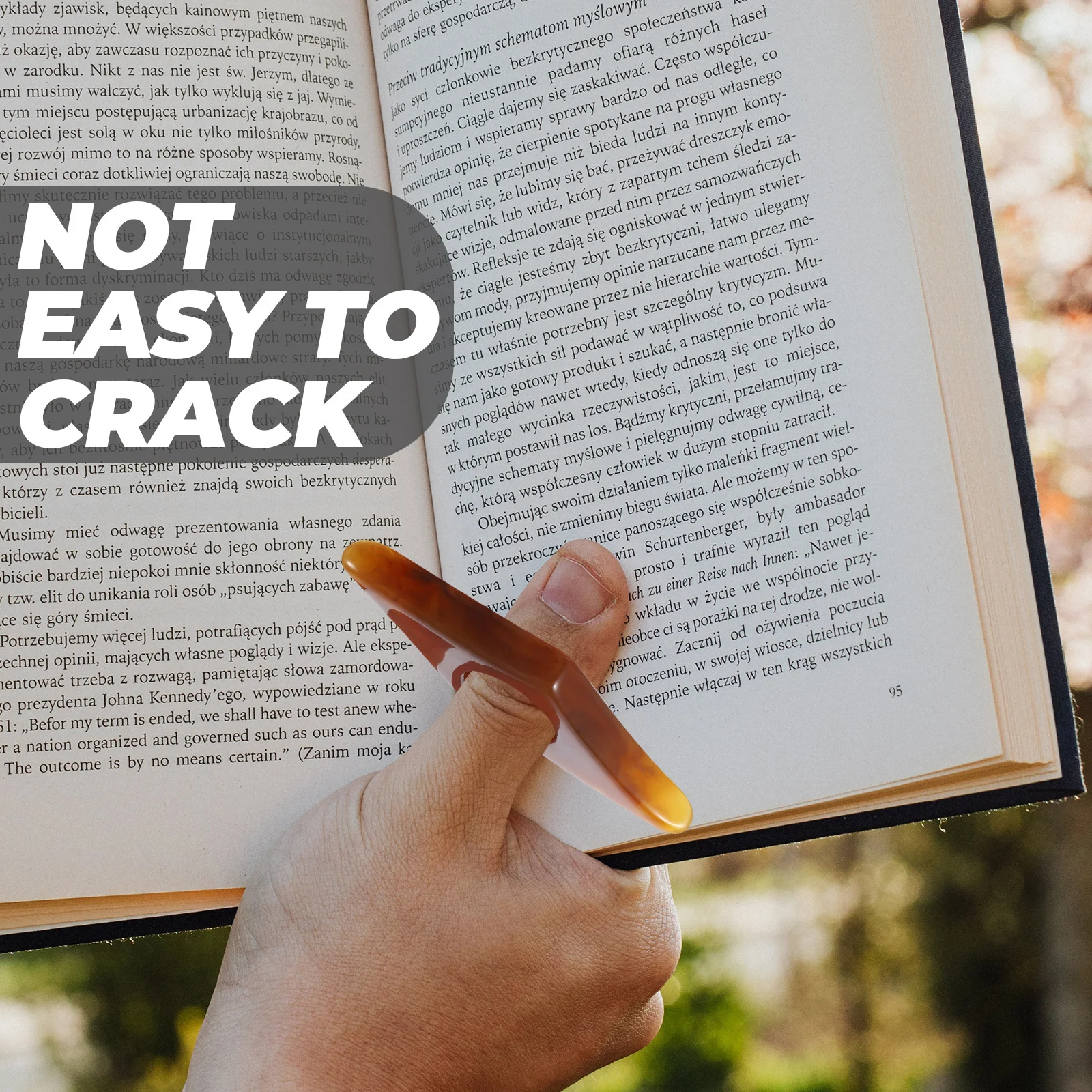 

6Pcs Resin Book Page Holder Practical Reading Supply for One-Handed Usage Page Holder Reading Supply Book Accessories