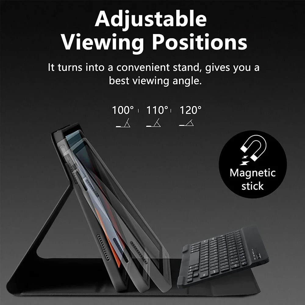 Keyboard Case for Redmi Pad SE 11 inch,for Xiaomi Redmi Pad SE 11inch Tablet Case with Pencil Holder and Bluetooth keyboard