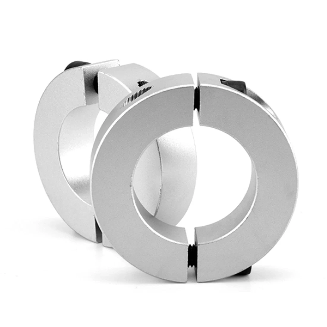 1pcs Ssh Bore 6mm To 55mm Aluminum Two Halves Clamping Collar Double Split Clamp Shaft Collar Stop Rings Fixing Limit Ring Bush