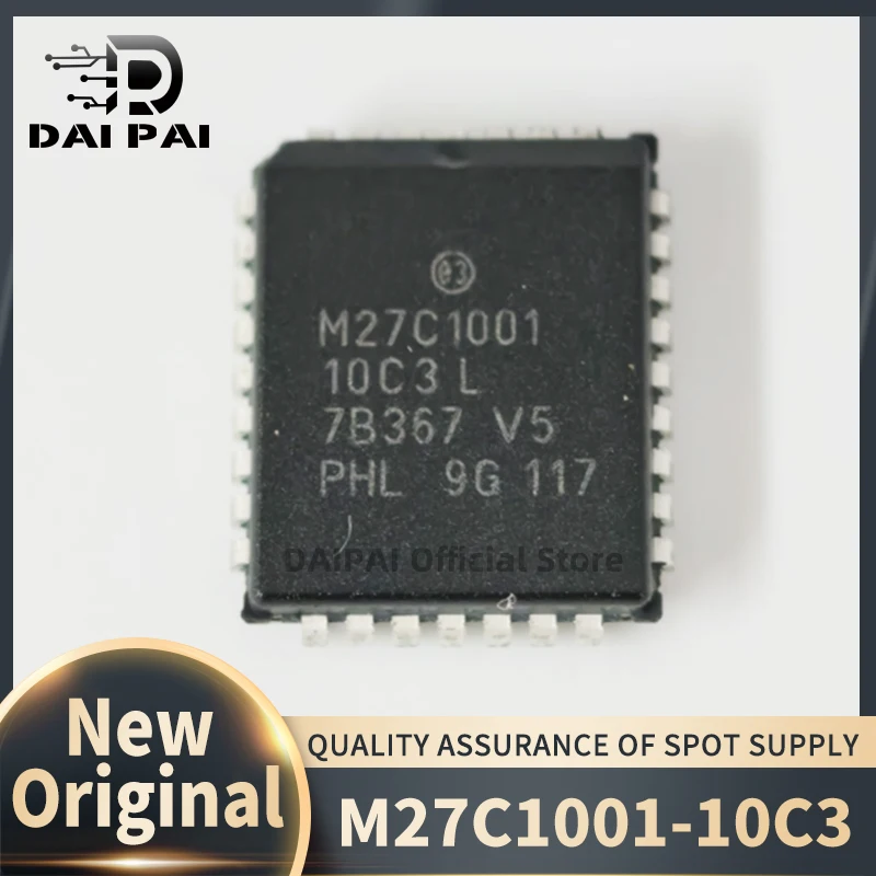 

(5 шт./лот) 100% новый оригинальный набор микросхем M27C1001-10C3 M27C1001 PLCC32