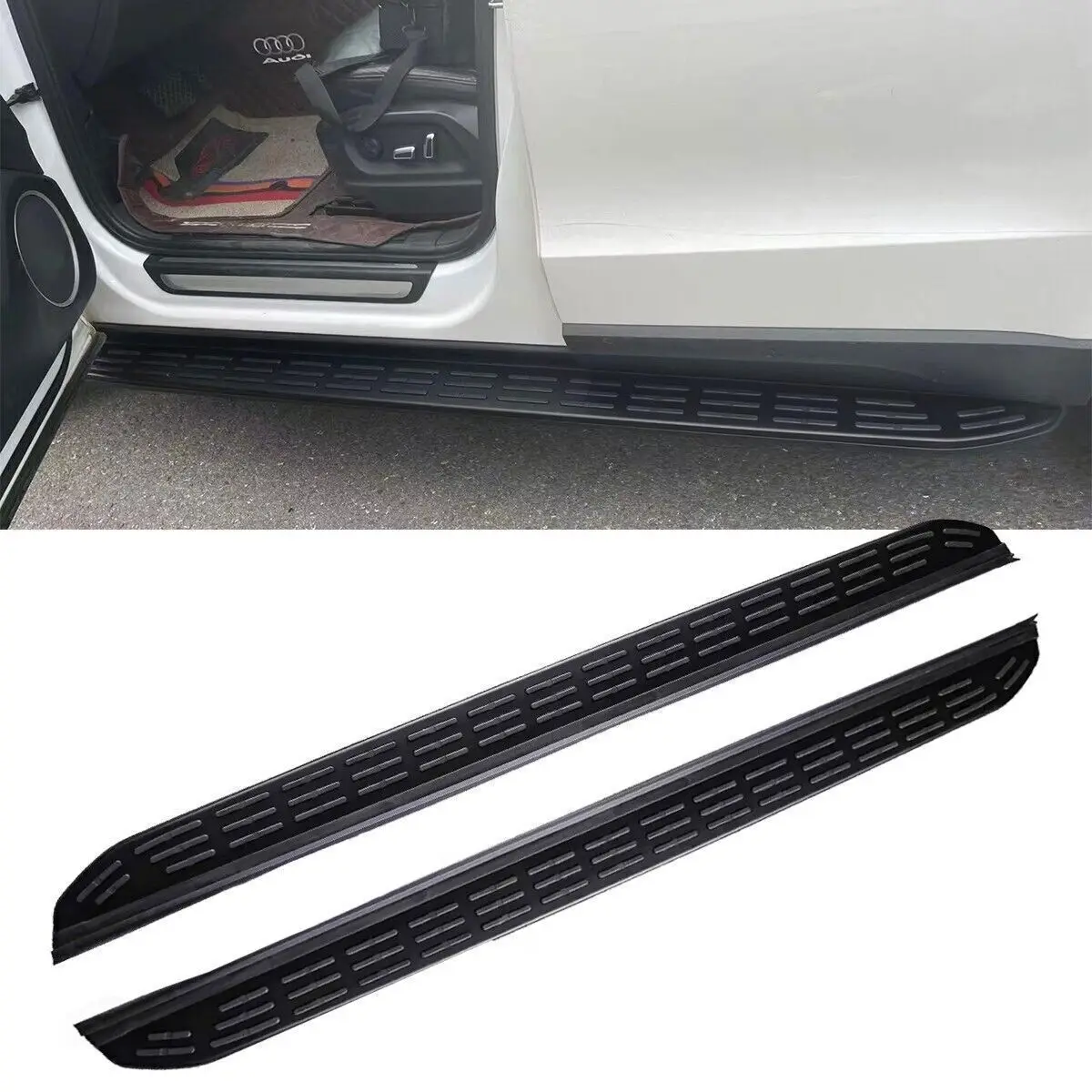 

2Pcs Running Board Side Step Nerf Bar Protector for Chevrolet Chevy Traverse 2018-2023 2024