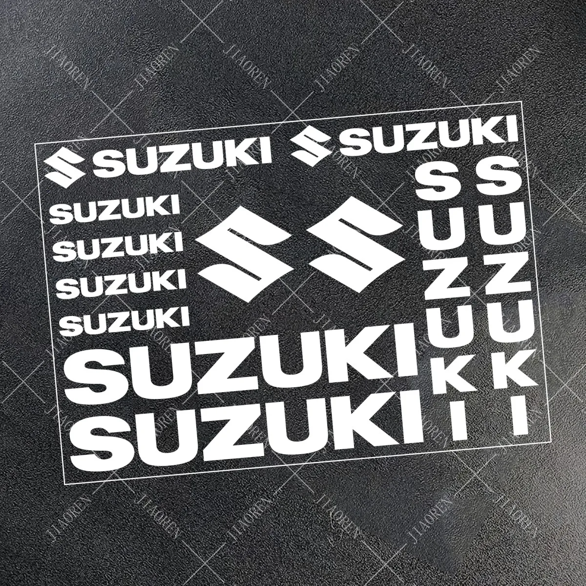 Vinyl Suzuki Sticker Logo Motorcycle Bicycle Decal Letter Kit