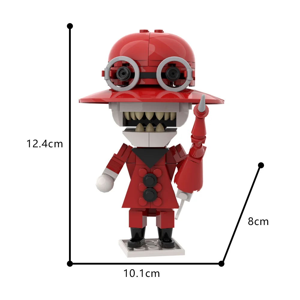 The Crooked Man importer nights Set, Curved Man, Twisted Crooked Man, Horror Movie, Minifigure, Halloween Gift, Red imbibé