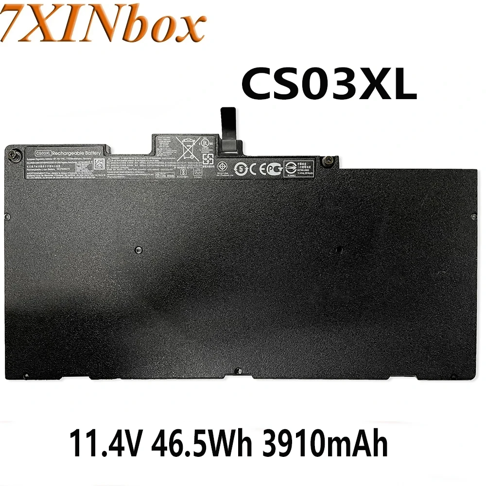 7XINbox CS03XL 11.4V 46.5Wh 3910mAh Laptop Battery For HP EliteBook 745 G3 G4 840 G3 G4 850 G3 G4 ZBook 15U G3 G4 MT43 Mobile