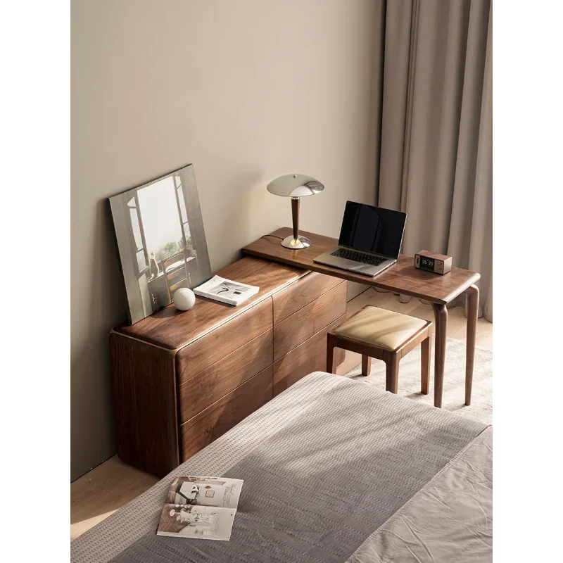 The product can be customizedNew Year furniture Telescopic cabinet desk, bedroom dressing table, Nordic style light luxury s