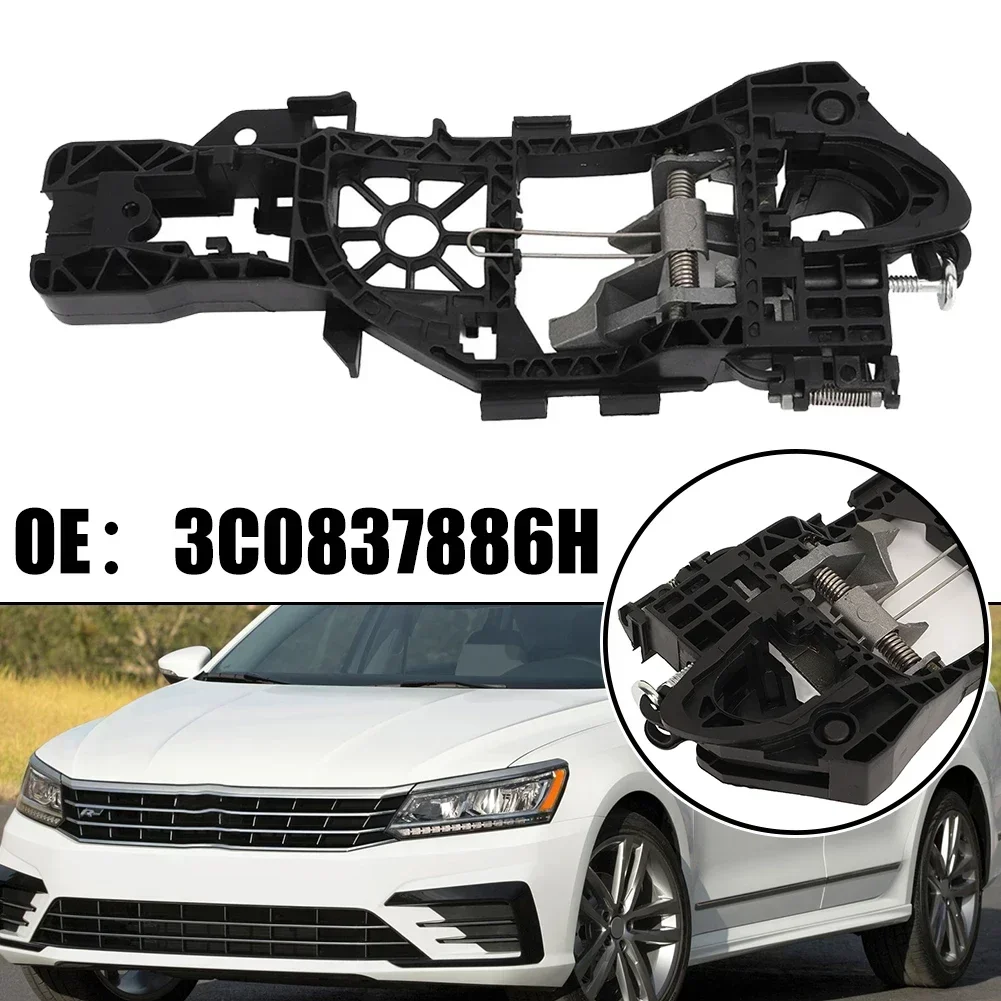 Carrier Mechanism Door Handle Frame Professional Right 1x ABS Plastic+meta For Passat B6 B7 2006-2015 Practical