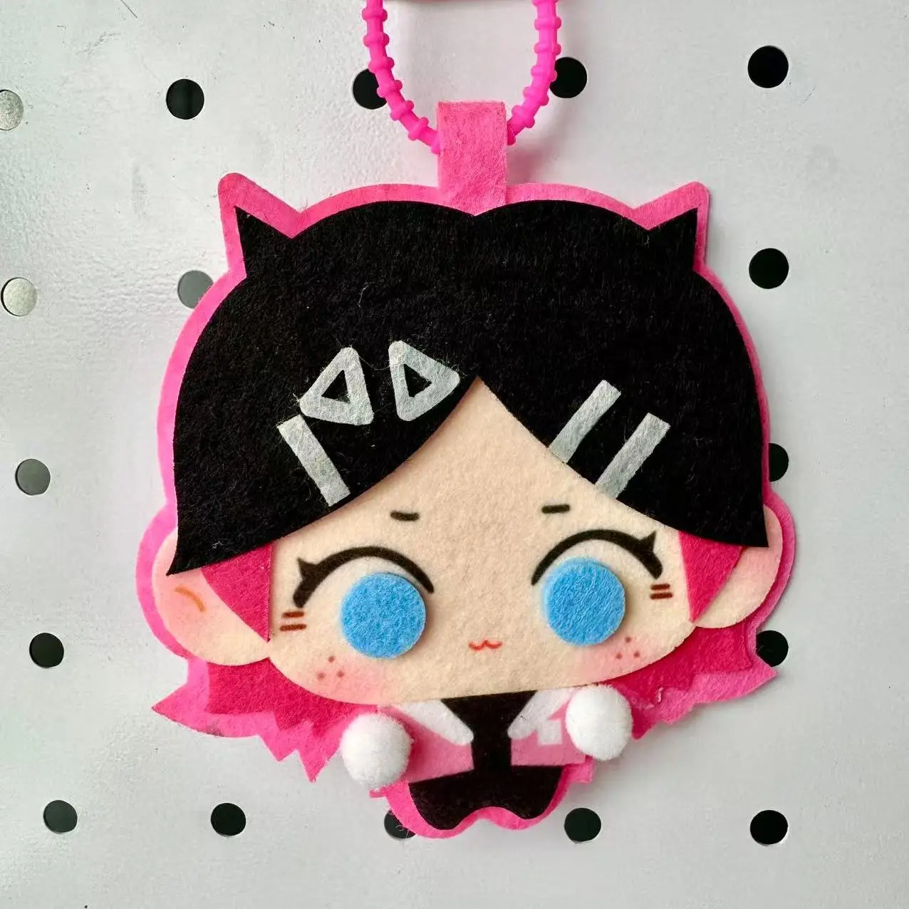 Stuffed 10cm VALORANT Mu Die Jett Kawaii Cute Non-woven Backpack Pendant Ornament or Pretty Keychain for Meeting Gift