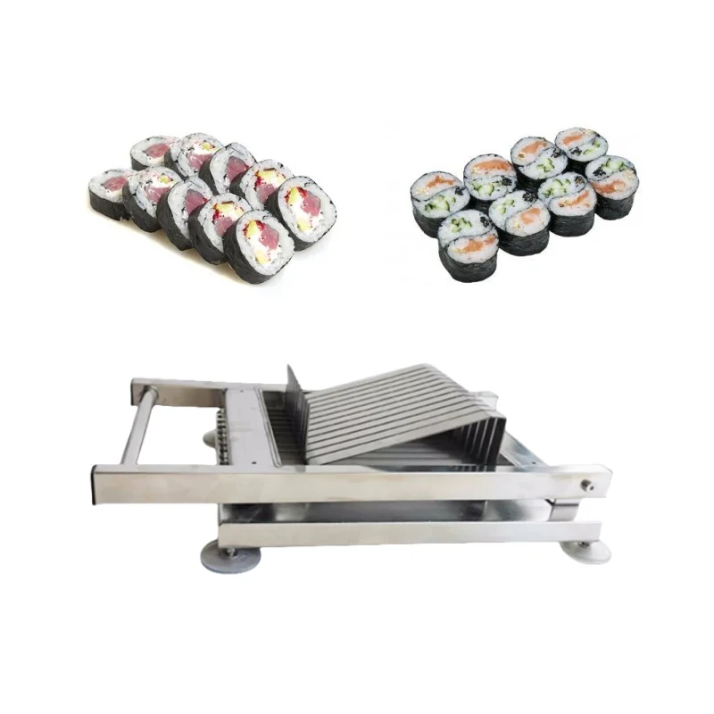 คู่มือ 1.7 ซม./2 ซม./2.4 ซม.ซูชิม้วนเครื่องตัดญี่ปุ่นข้าวซูชิม้วนตัดเครื่องมือซูชิเครื่องตัดเครื่องตัด
