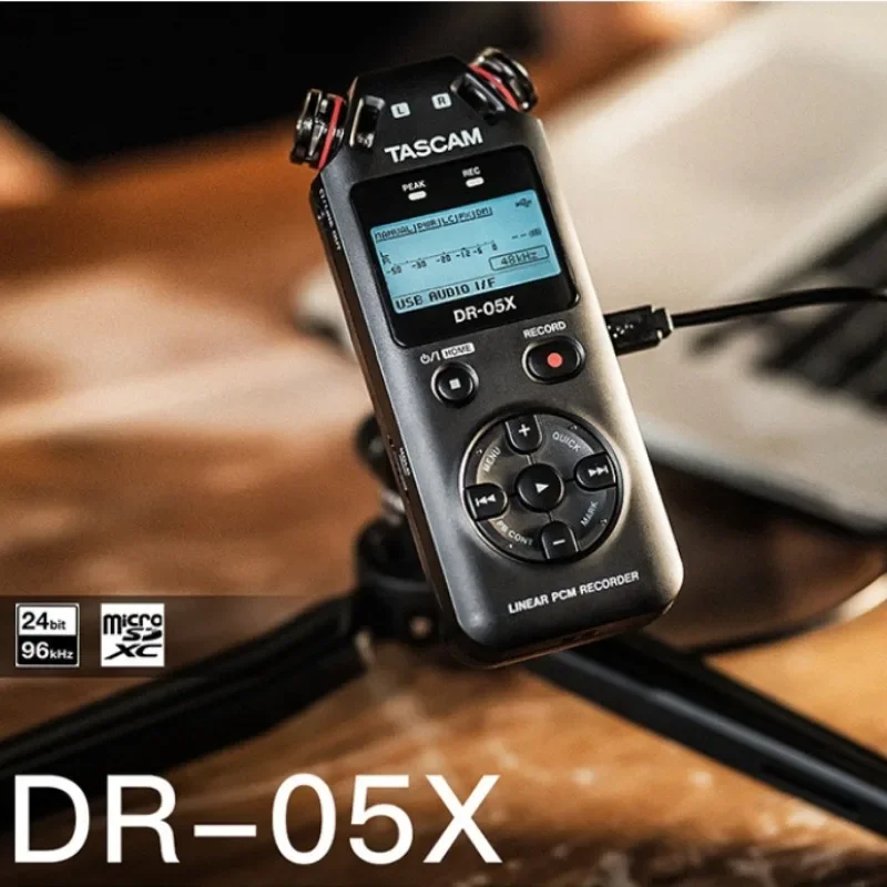 TASCAM DR05X Portable Digital Interview Voice Recorder USB Audio Interface MP3 HD Noise Reduction Recording Pen