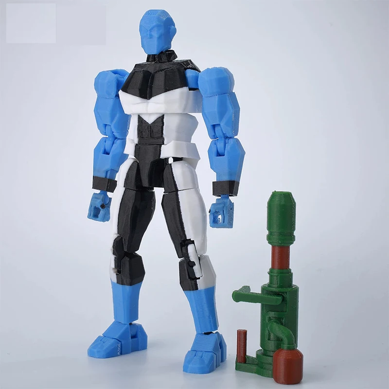 3D-gedrucktes Dummy 13 Invincible Boy Titan Modell, mehrfach bewegliche Actionfigur, Desktop-Ornament, Animationsmodell für Kinder und Fans
