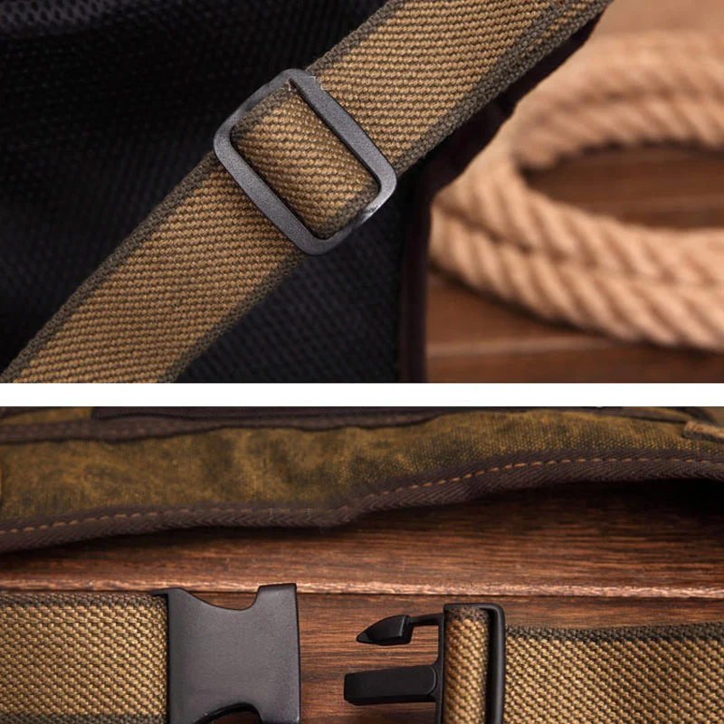 High Quality Canvas/Nylon Men Drop Leg Fanny Bag Military Waist Pack Belt Hip Bum Purse Shoulder Crossbody Messenger s