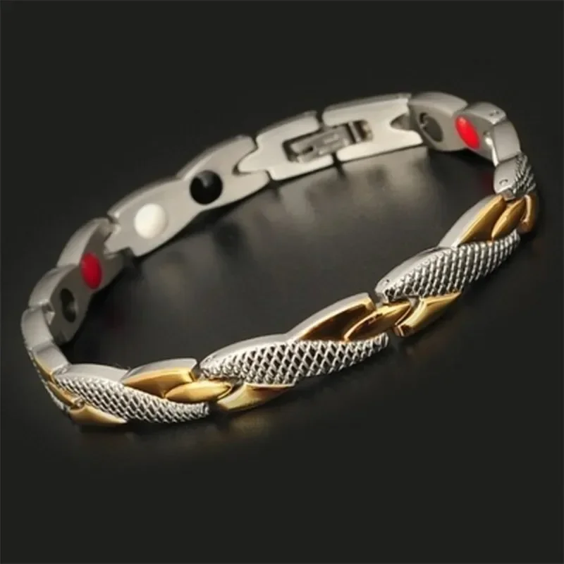 Dragon Pattern Twisted Healthy Magnetic Magnet Bracelet for Women Power Therapy Magnets Bracelets Bangles for Women Men