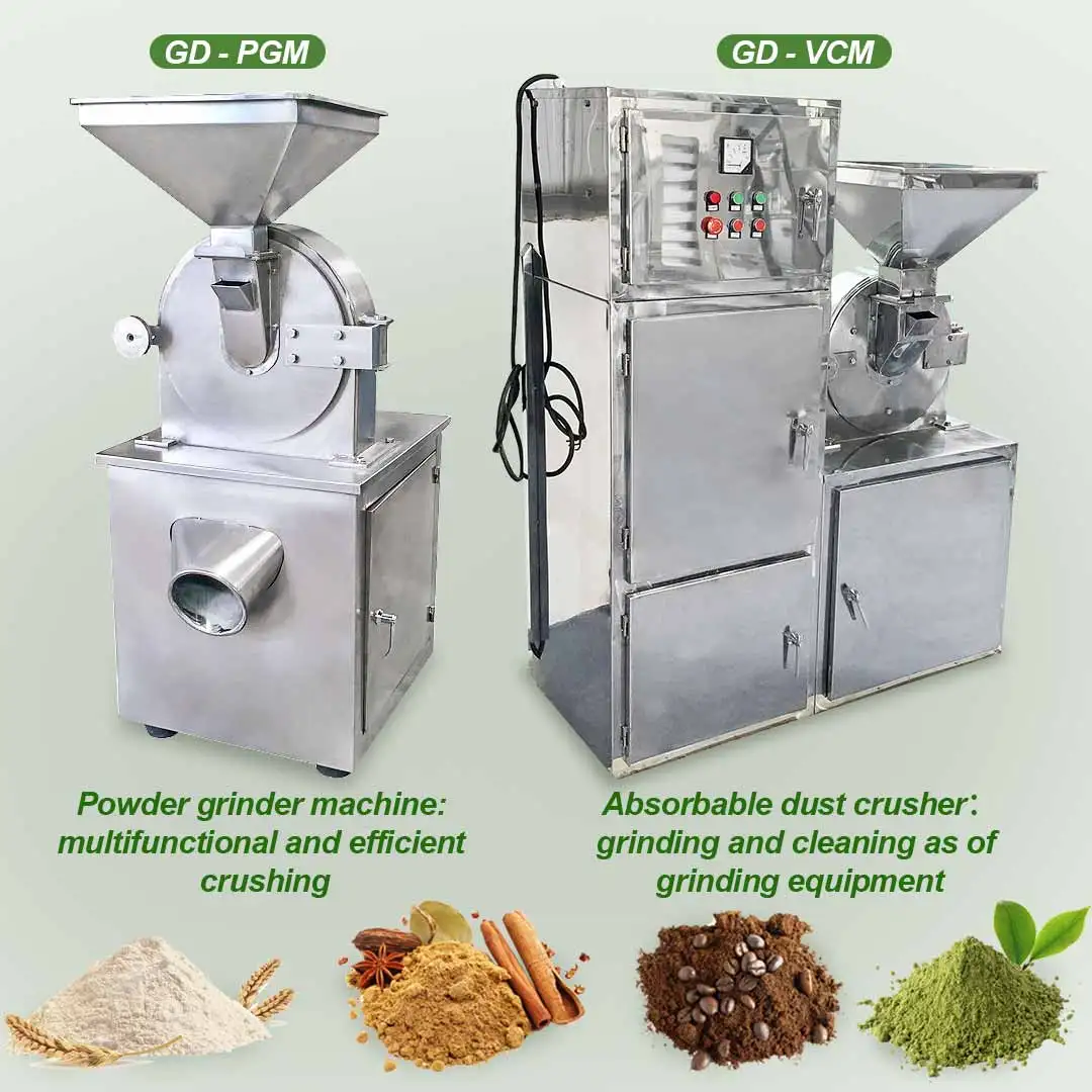 Industrial Commercial Pin Mill Herb Sugar Salt Crusher Powder Chilli Spice Grinder Machine Grind Equipment - view 2