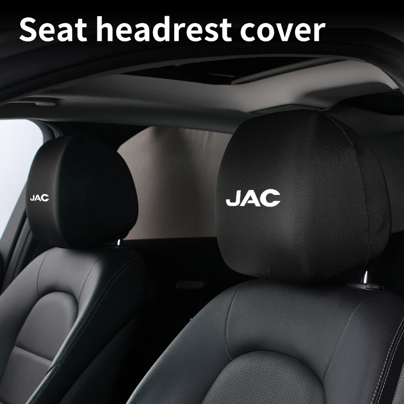 Capa elástica para encosto de cabeça de carro, capa protetora contra poeira para assento dianteiro, interiores de carro para jac refine j3 j4 j7 js3 js4 kr1 s2