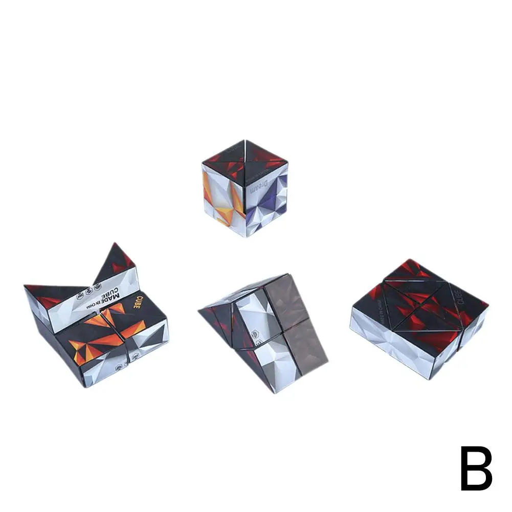 Kreativer Stern Geometrischer Magnetwürfel Vielseitiges Unendliches Antistress-Schreibtischspielzeug aus ABS-Material Wasserdichter Zauberwürfel – Detail 13