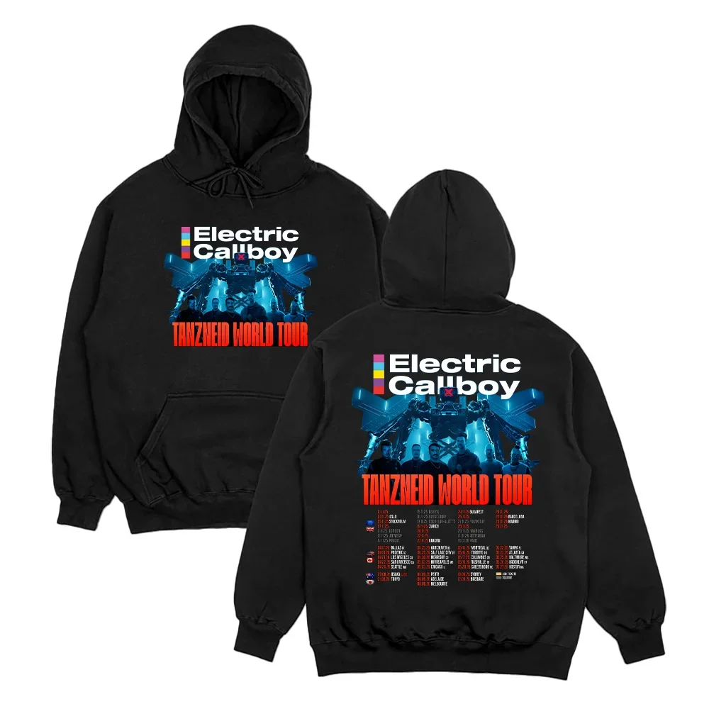 

Electric Callboy Tanzneid World Tour Streetwear for Autumn Winter New Long Sleeve Men's Women's Clothing High Street Pullovers
