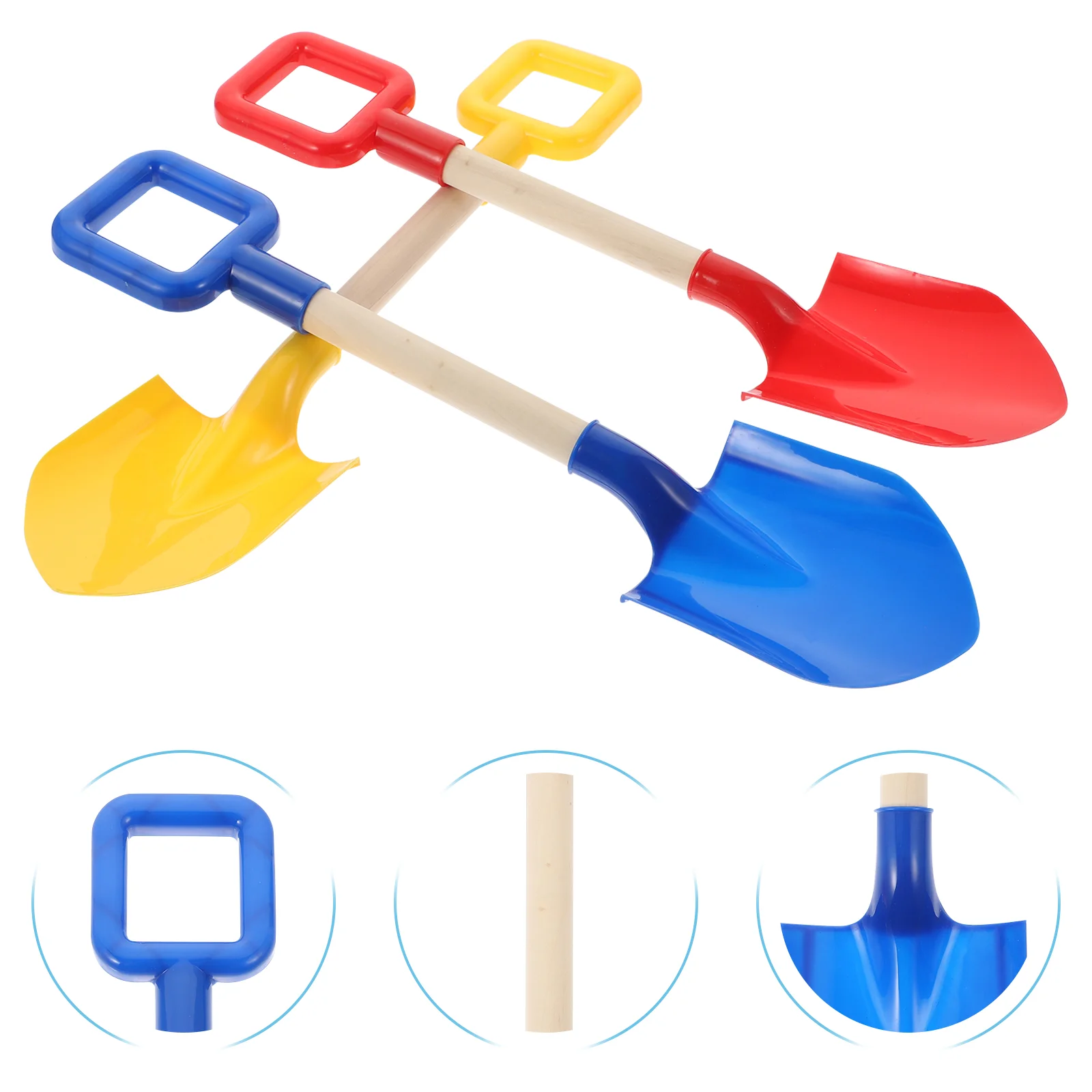 

3 Pcs Kid Beach Playset Sand Scoop Toy Outdoor Toys Playthings Child Kids Shovels