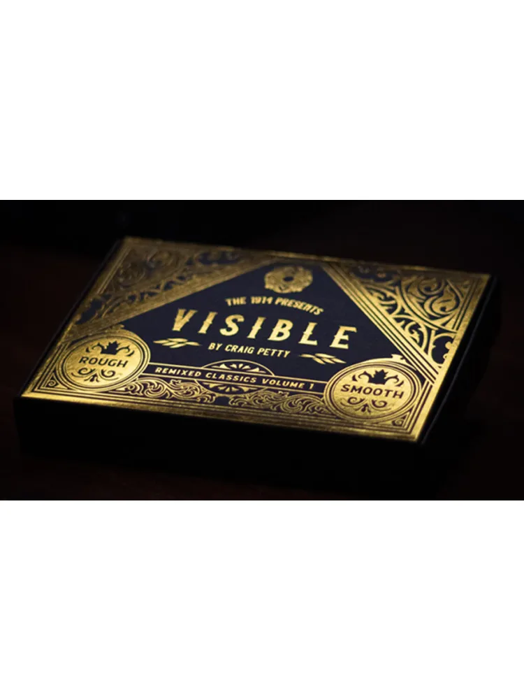 Visible (Gimmicks) by Craig Petty Card Magic and Trick Decks Beginner Close up Magic Tricks Props Illusions Magician Mentalism