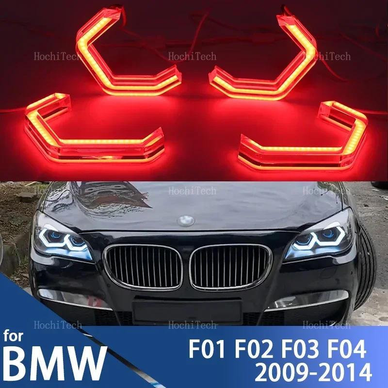 

Разноцветное кольцо Angel Eyes RGB M4 Style LED App Control для BMW 7 серии F01 F02 F03 F04 2009-2015 730i 730Li 740i 740Li 750i