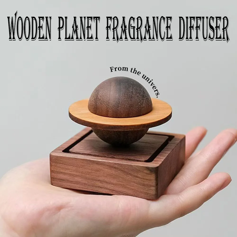 1pcs difuser wood scent No essential oil diffuser Jupiter shape home decoration fresh air present to friend dorm room essentials