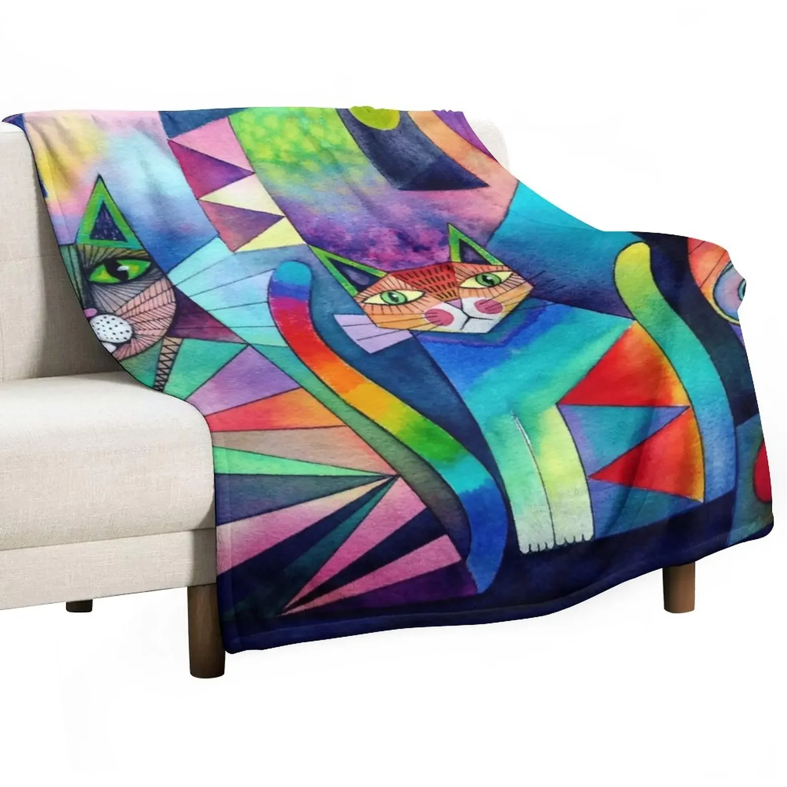 

Moonlight Magic Throw Blanket Moving funny gift Fashion Sofas Blankets