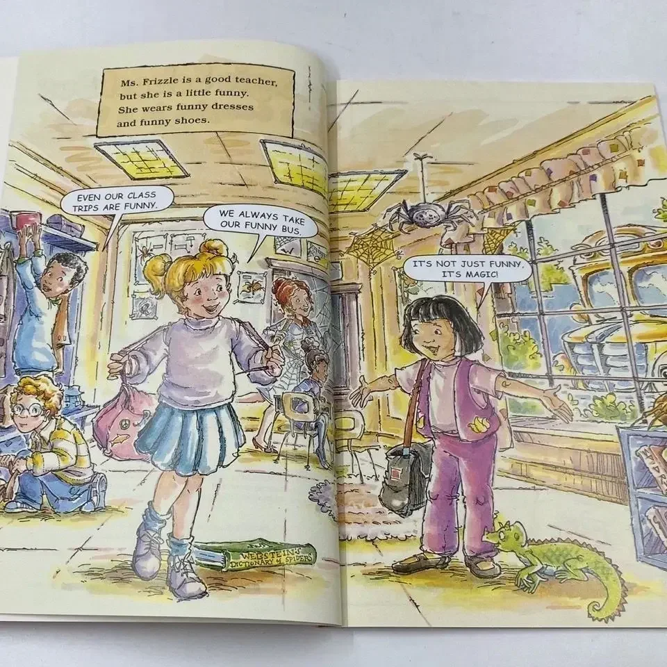 23 كتاب حافلة مدرسية سحرية قارئ العلوم للأطفال تلوين قراءة كتب القصص للأطفال مجموعة كتب ألعاب تعليمية New HotBo #6