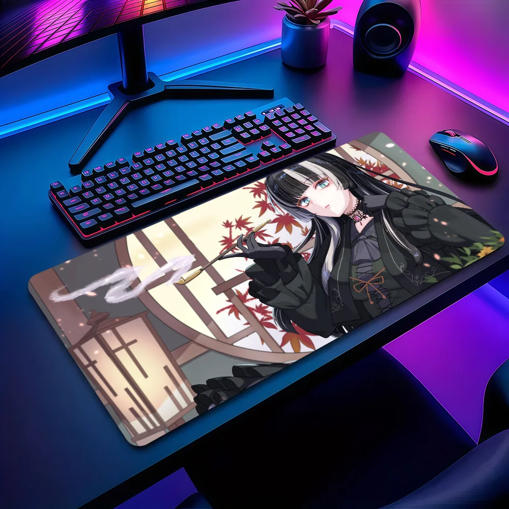 

Virutal J-Juufuutei Raden Girl Idol Mouse Pad Non-slip Thickened MousePad Large Writing Lockedge Office Student Gaming Cushion