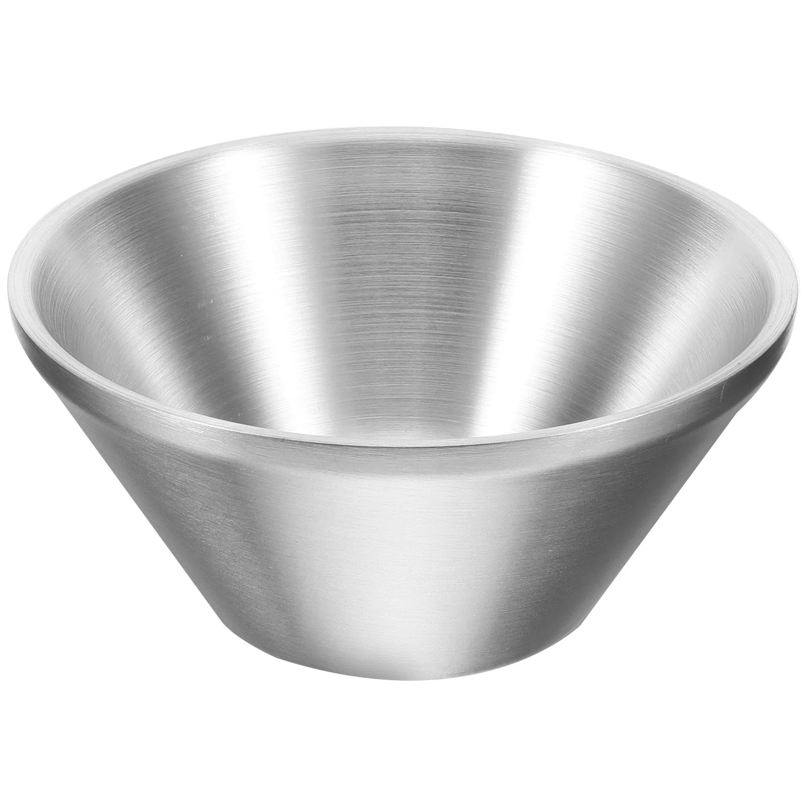 Cuenco de afeitar grande de acero inoxidable, Base estable, superficie lisa segura, perfecto para hombres, suministros de afeitado, taza de afeitar para el hogar reutilizable