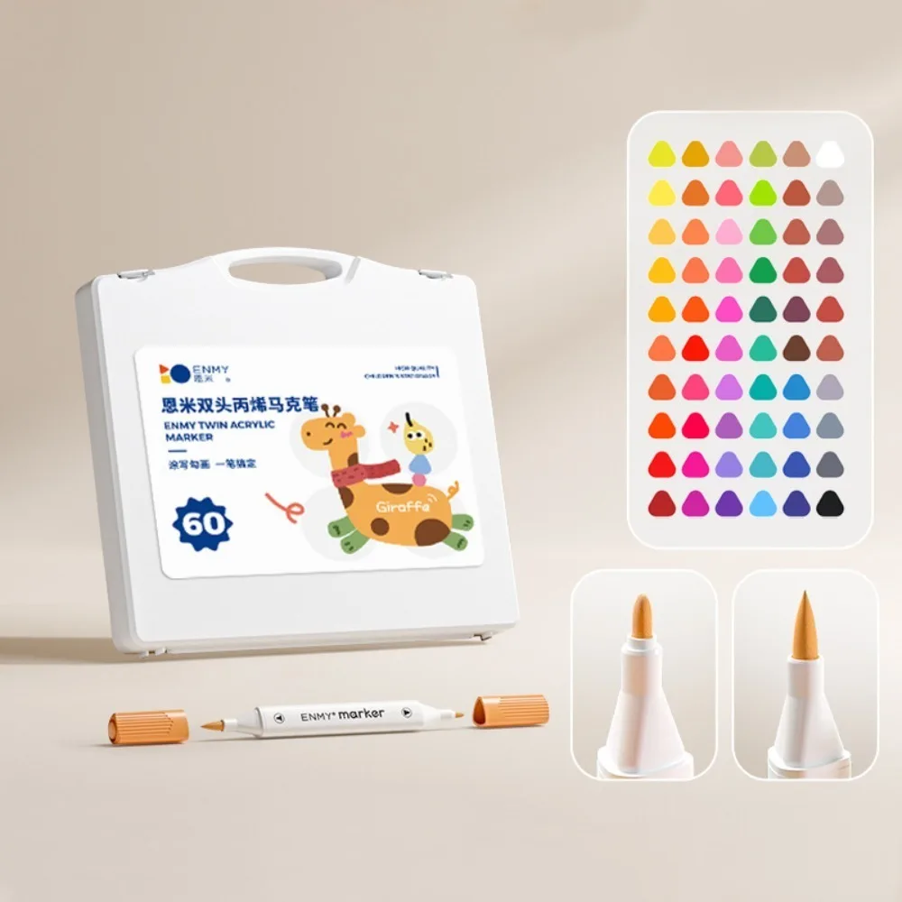 

Fineliner Drawing 24/36/48/60/80 Colors Art Marker Pens Archival Ink Gel Pen Dual Tip Brush Acrylic Paint Marker Hook Liner