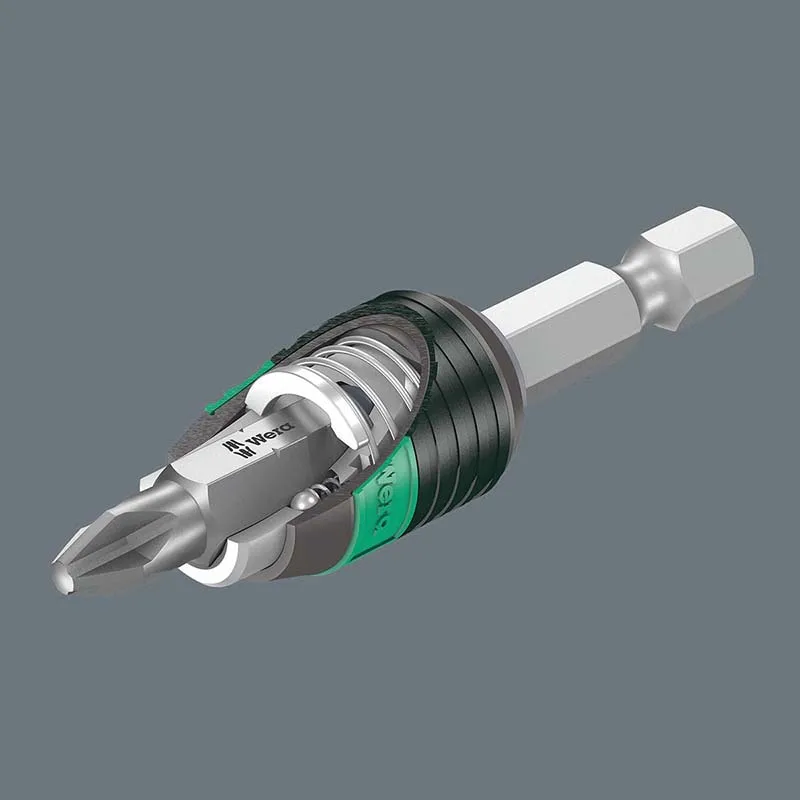 WERA 05052502001 889/4/1 K SB Rapidaptor Universal Bit Holder Pressing And Self-locking Mechanism Simple Operation