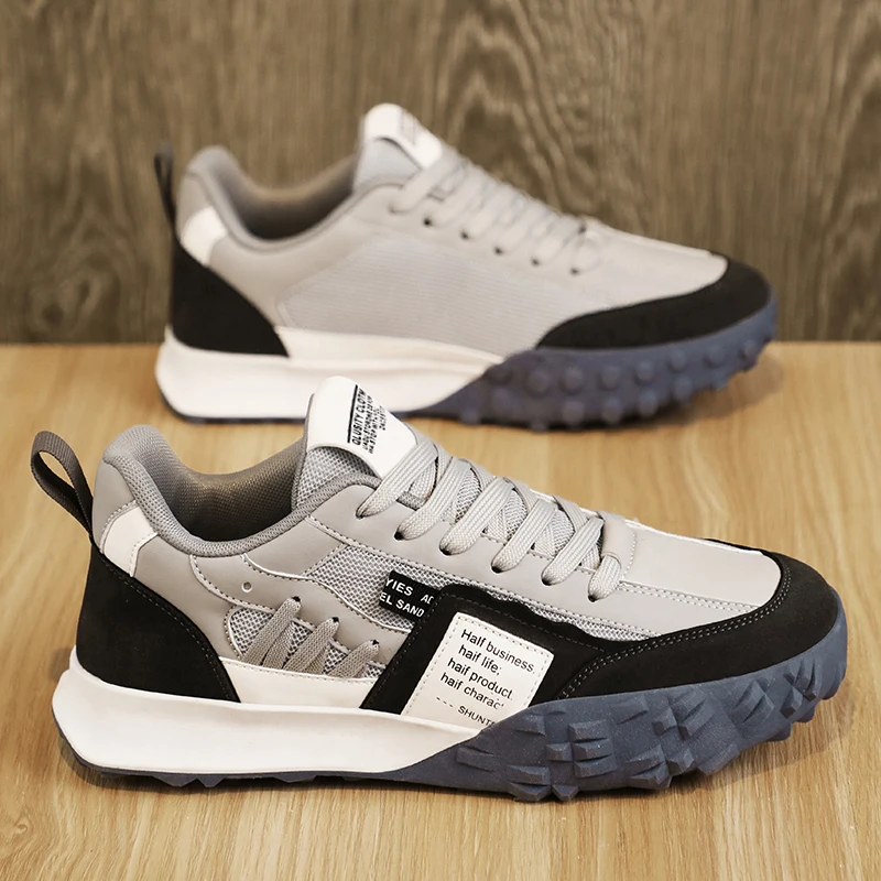 

Men's Low Top Sneakers Lightweight Non-Slip Comfort Causal Walking Shoes for Male